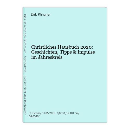 Christliches hausbuch 2020 - christliches,